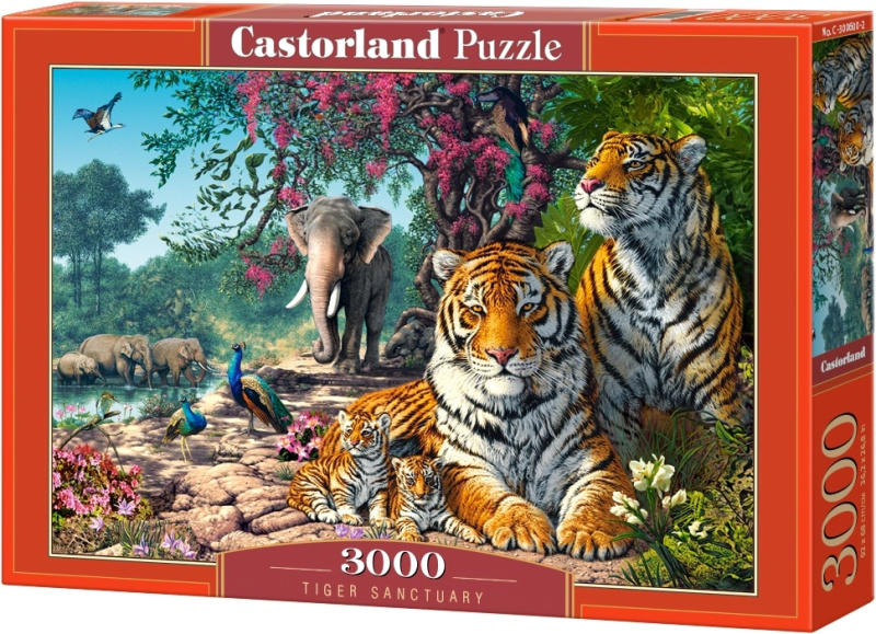 Castorland Tygří rezervace 3000 dílků