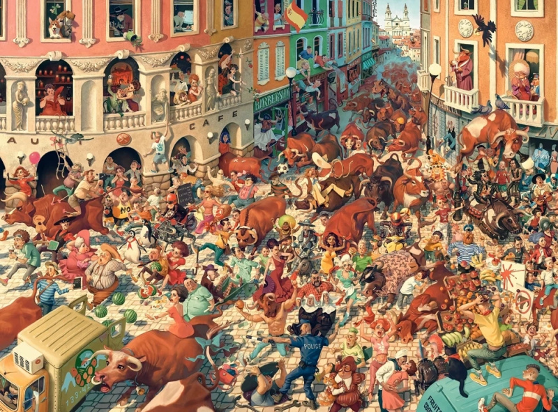 Castorland Býčí zápas v Pamploně 3000 dílků