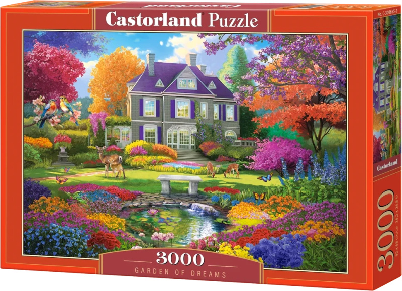 Puzzle 3000 prvků Zahrada snů