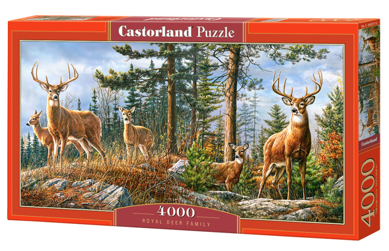 CASTORLAND Královská jelení rodina 4000 dílků