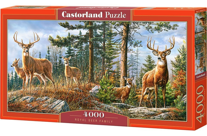 CASTORLAND Královská jelení rodina 4000 dílků
