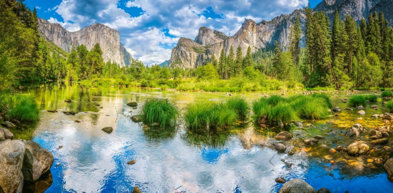 CASTORLAND Yosemitské údolí Yosemite Valley USA 4000 dílků