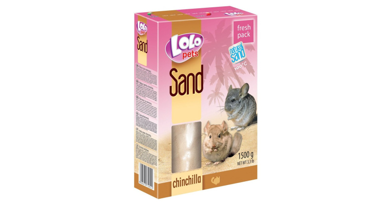 LOLO písek pro činčily 1500 g
