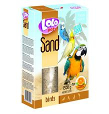 LOLOpets pomerančový písek pro ptáky 1500 g