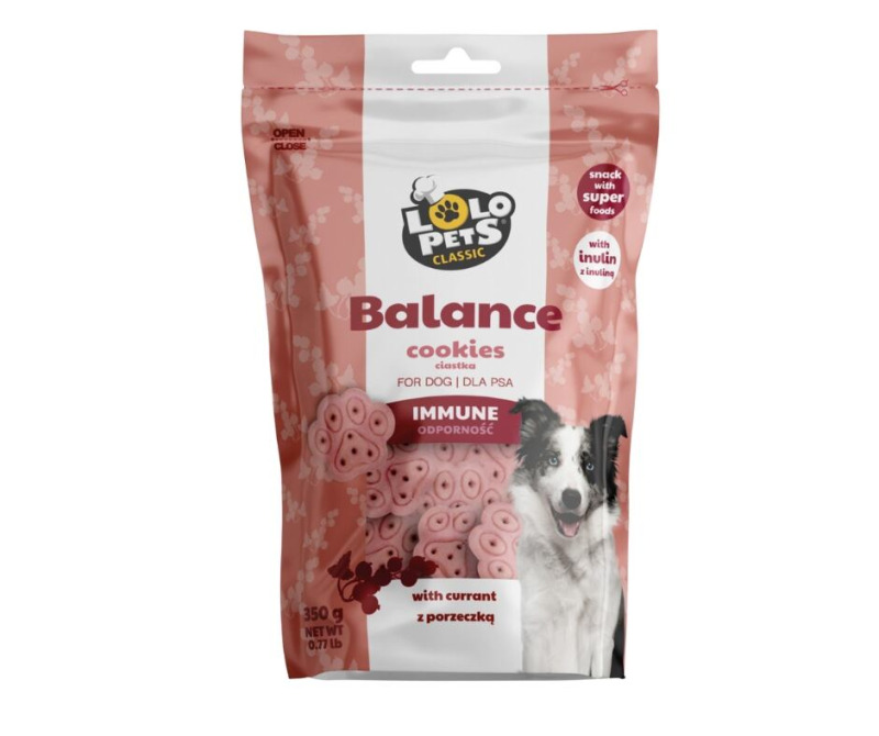 LOLO LOLOPets Cookies IMMUNE, sušenky na podporu imunity, 350 g