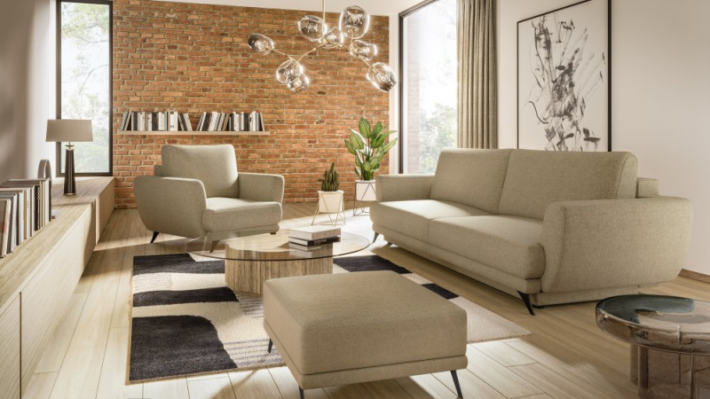 ELTAP Megis 3F/1F/PUF Barva: Béžový, Textilie: Vero 18