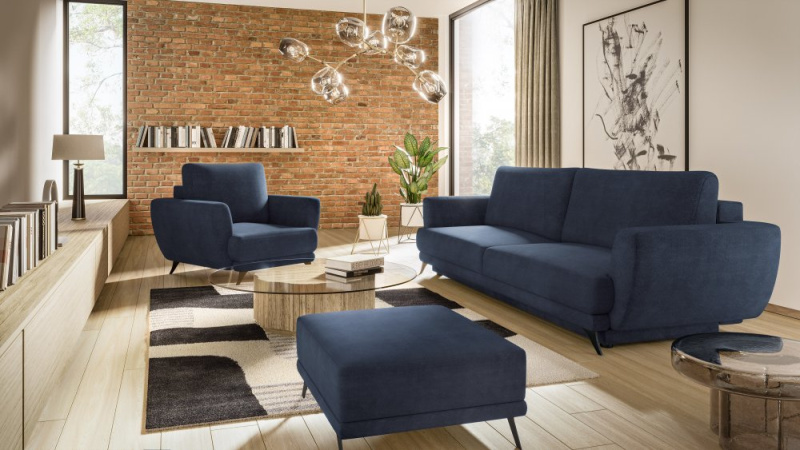 ELTAP Megis 3F/1F/PUF Barva: tmavomodrý, Textilie: Lukso 40