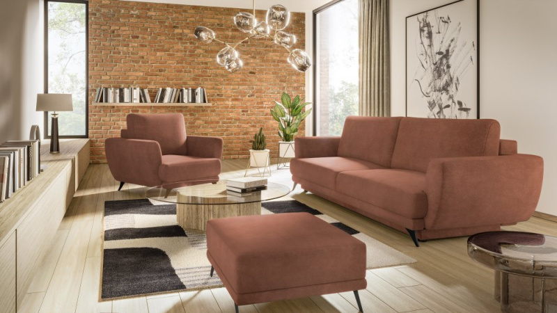 ELTAP Megis 3F/1F/PUF Barva: Růžový, Textilie: Lukso 24