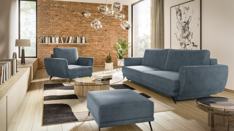 ELTAP Megis 3F/1F/PUF Barva: Modrý, Textilie: Gojo 40