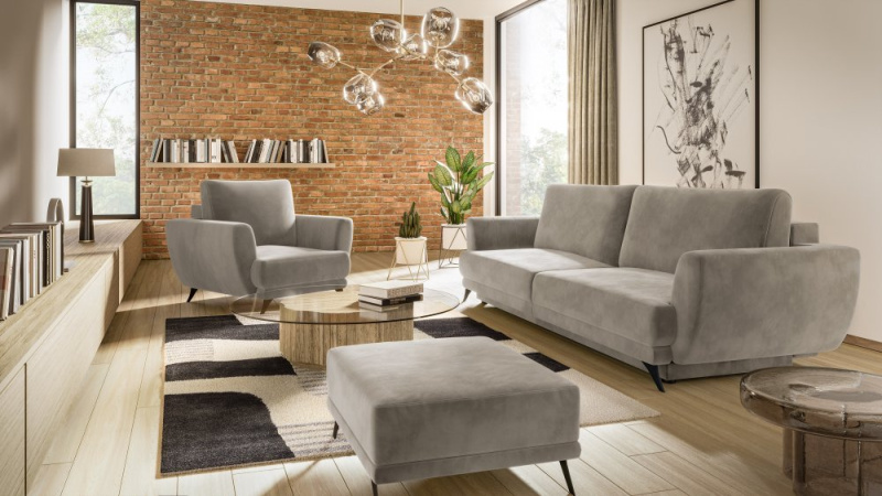 ELTAP Megis 3F/1F/PUF Barva: Béžový, Textilie: Sola 18