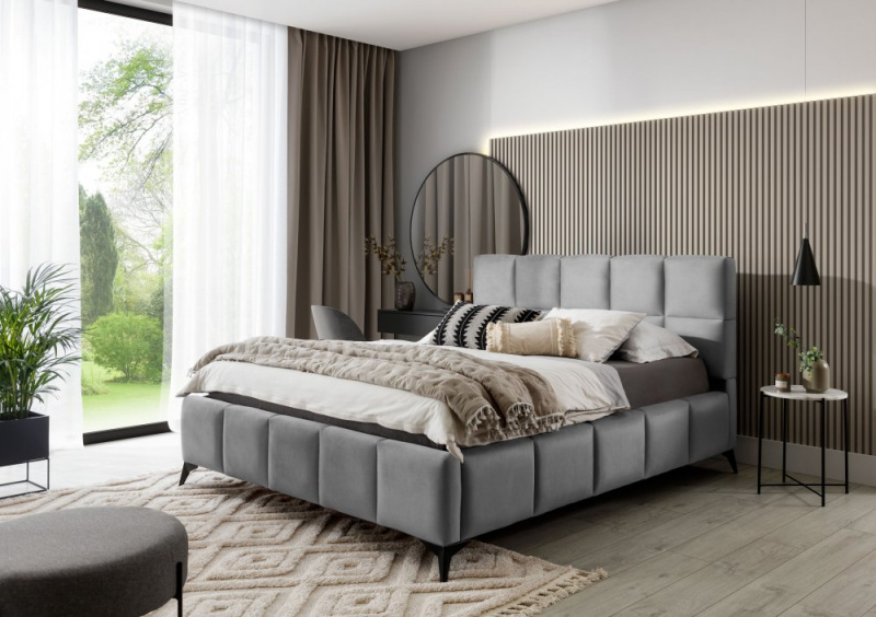ELTAP Postel Mist Barva: Šedý, Textilie: Nube 4, Rozměr: 140x200