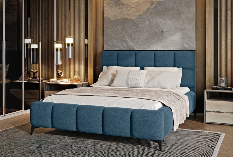 ELTAP Postel Mist Barva: tmavomodrý, Textilie: Gojo 40, Rozměr: 160x200