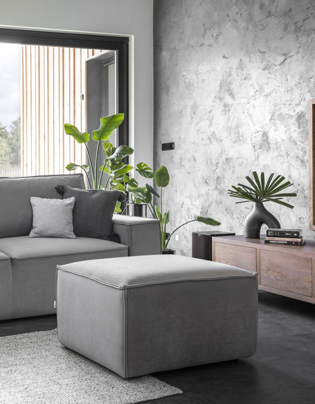 ELTAP Silla Puf Barva: Šedý, Textilie: Velvetmat 4