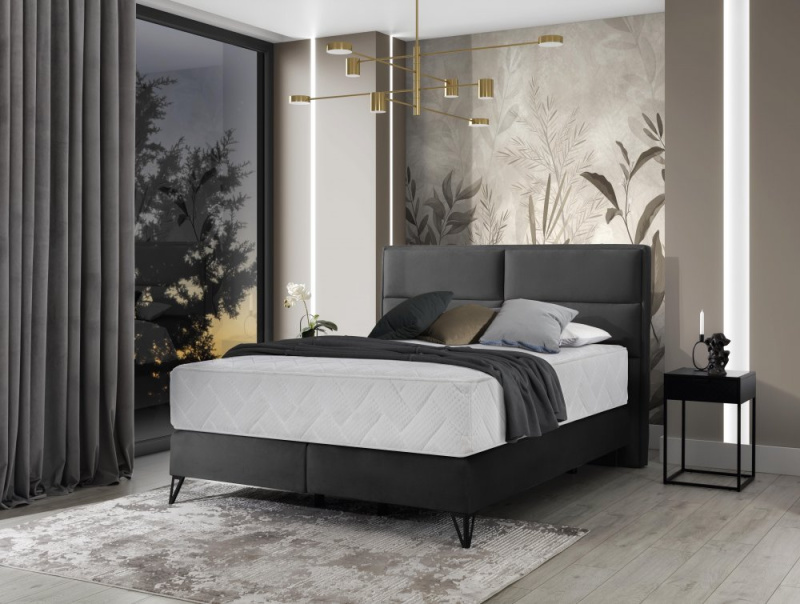 ELTAP Safiro Barva: Temný Šedý, Textilie: Nube 6, Rozměr: 160x200