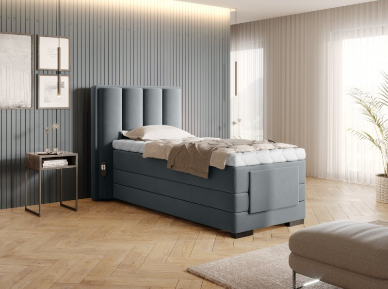 ELTAP Veros Barva: Šedý, Textilie: Velvetmat 4, Rozměr: 90x200
