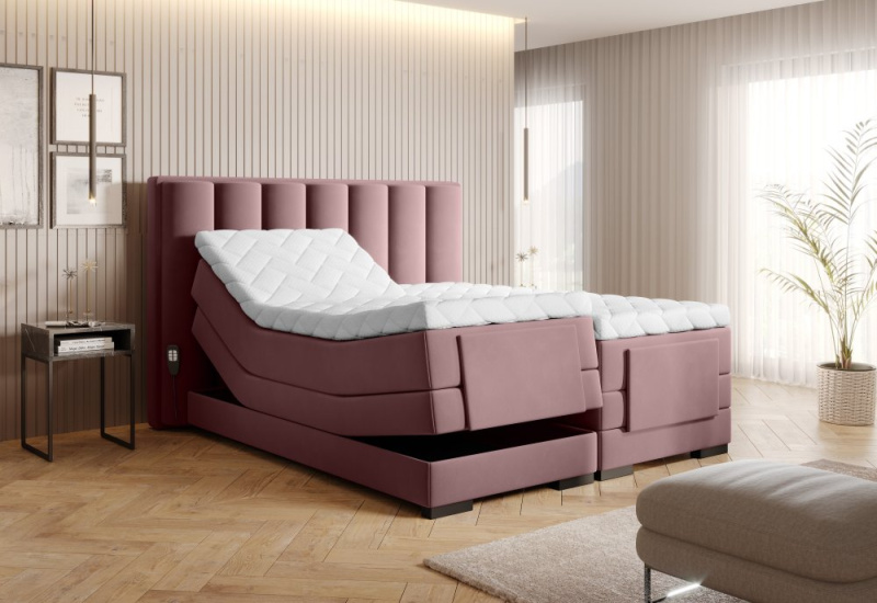 ELTAP Veros Barva: Růžový, Textilie: Velvetmat 24, Rozměr: 160x200