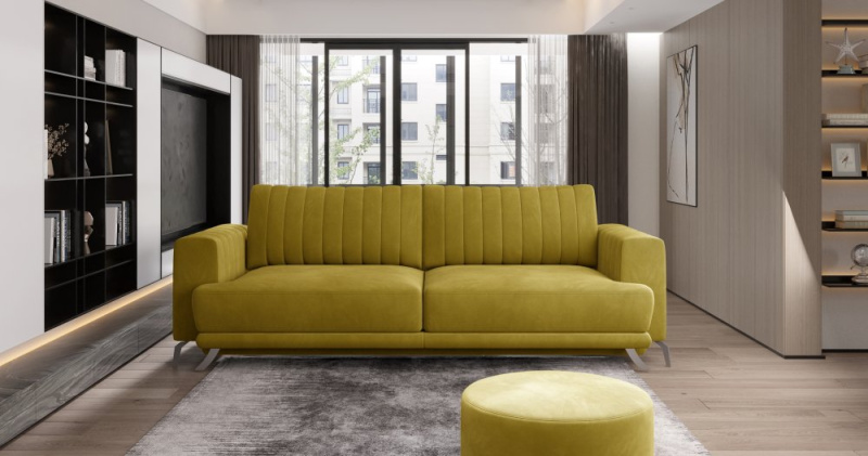 ELTAP Elise Barva: Žlutý, Textilie: Nube 45, Rozměr: 215x58