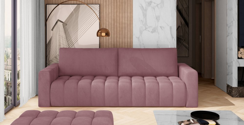 ELTAP Lazaro Barva: Růžový, Textilie: Mat Velvet 63, Rozměr: 197x60