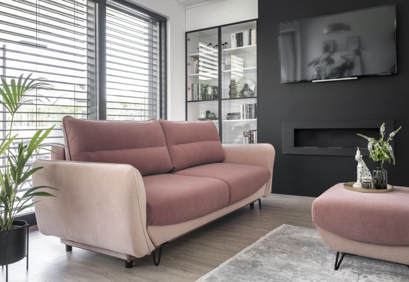 ELTAP Silva Barva: Růžový, Textilie: Velvetmat 24, Mat Velvet 61, Rozměr: 200x60
