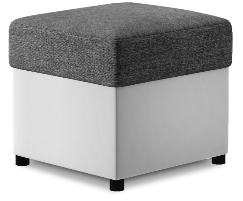 ELTAP Pouf R3 Barva: Temný Šedý, Textilie: Sawana 05, Soft 17
