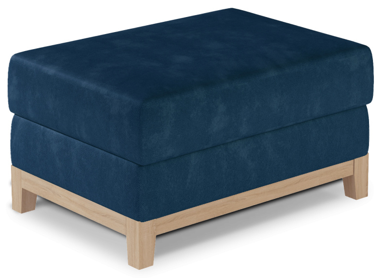 ELTAP Selene Puf Buk Barva: Modrý, Textilie: Kronos 09