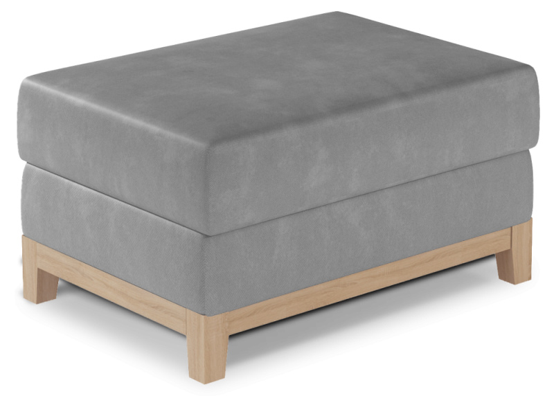 ELTAP Selene Puf Buk Barva: Šedý, Textilie: Monolith 84