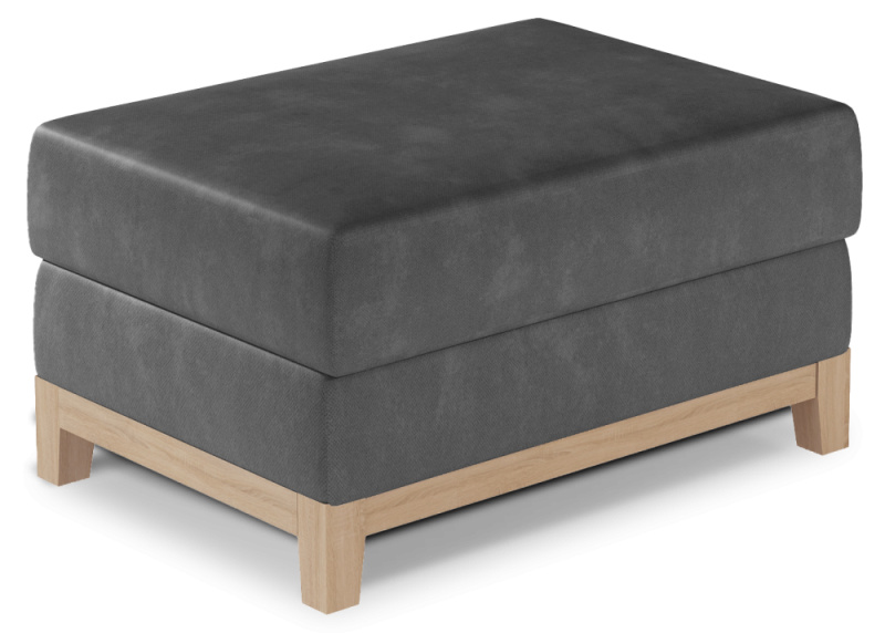 ELTAP Selene Puf Buk Barva: Šedý, Textilie: Monolith 97