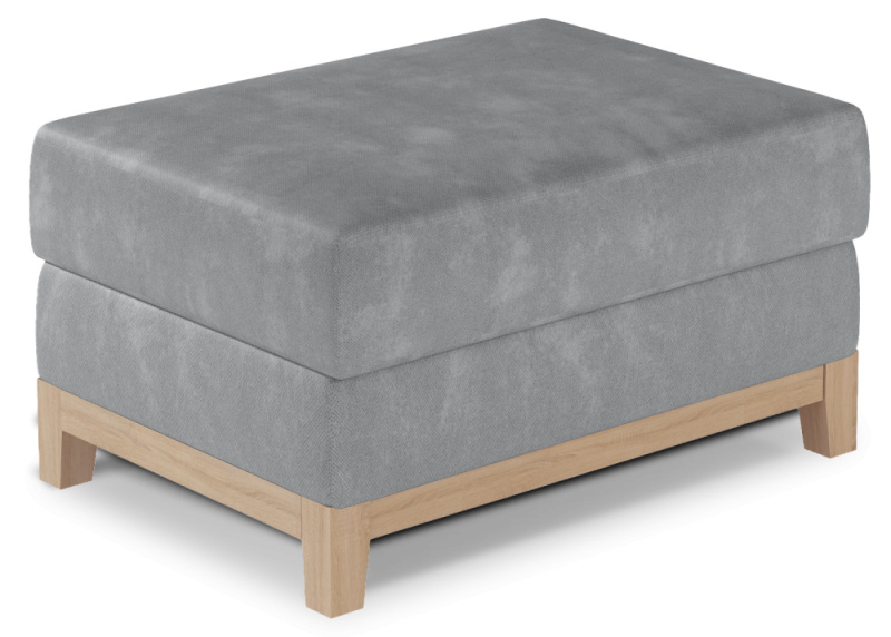 ELTAP Selene Puf Buk Barva: Šedý, Textilie: Paros 05