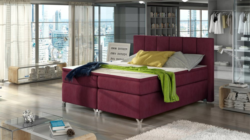 ELTAP Basilio Barva: Červený, Textilie: Rivera 59, Rozměr: 140x200