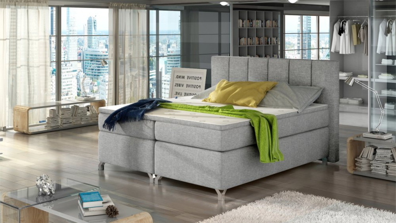 ELTAP Basilio Barva: Šedý, Textilie: Sawana 21, Rozměr: 180x200