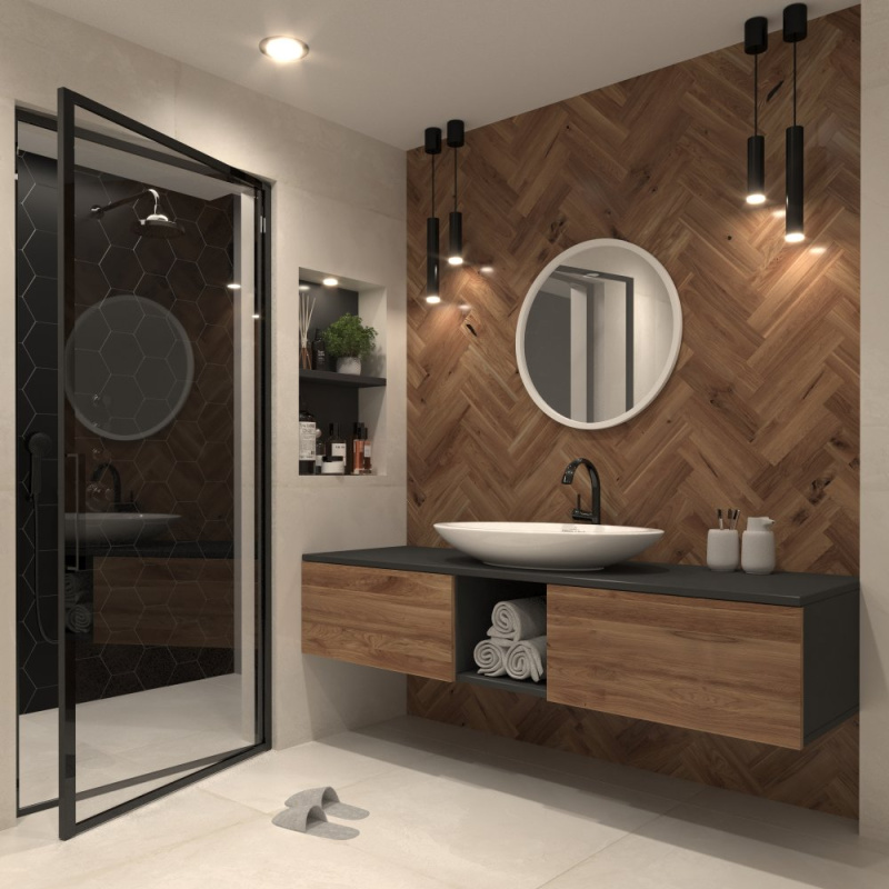 ELTAP Grace kulaté zrcadlo 60cm bílý