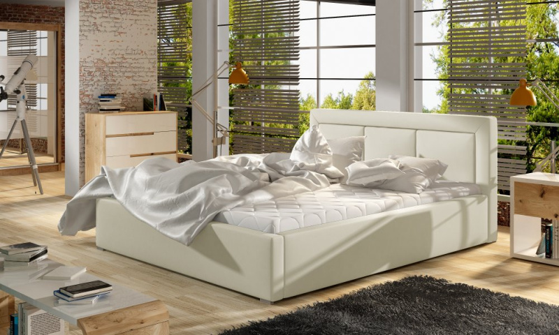 ELTAP Belluno Kovový rám/plynový výtah/kontejner Barva: Béžový, Textilie: Soft 33, Rozměr: 160x200