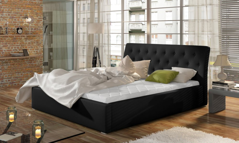 ELTAP Milano + Dřevěný rám Barva: Černý, Textilie: Soft 11, Rozměr: 200x200
