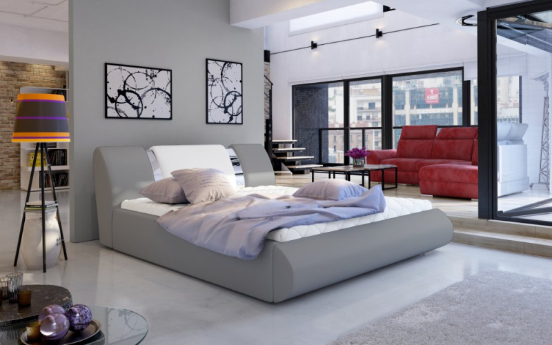 ELTAP Flavio Barva: Šedý, Textilie: Soft 29, Soft 17, Rozměr: 180x200