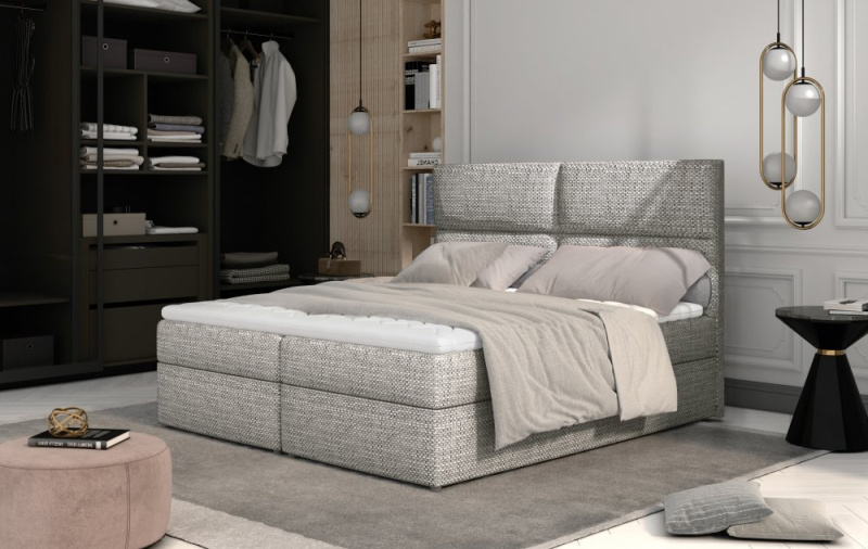 ELTAP Amber 145x210 Barva: Šedý, Textilie: Berlin 01, Rozměr: 140x200