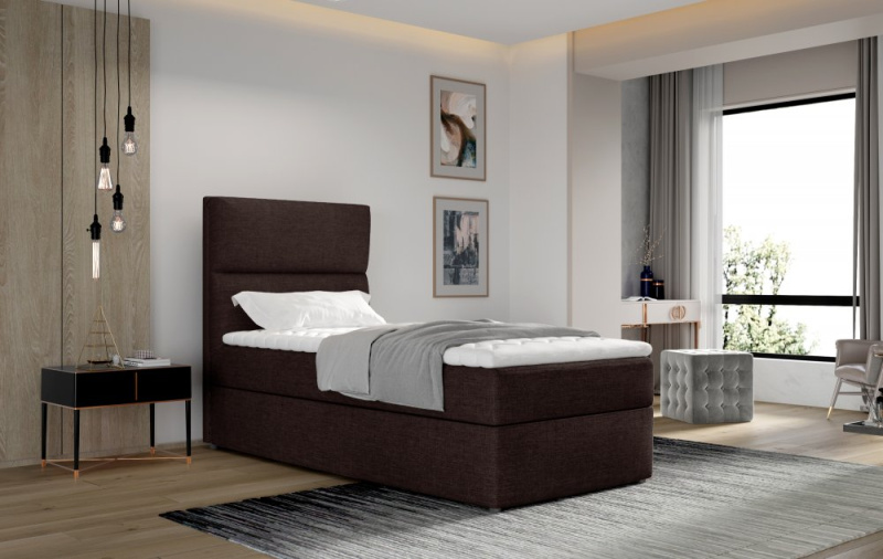 ELTAP Arco Barva: Tmavě hnědá, Textilie: Sawana 26, Rozměr: 90x200