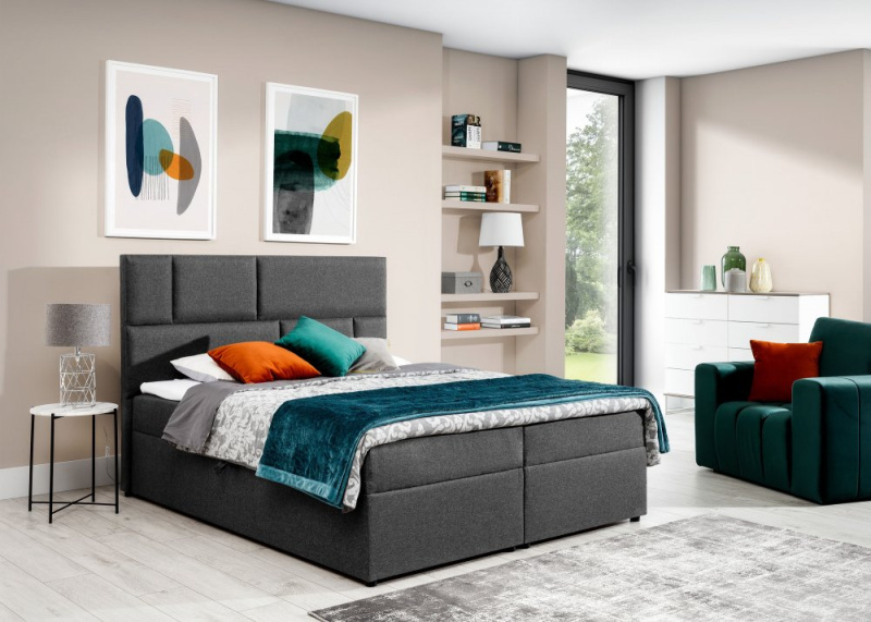 ELTAP Florence 185x210 Barva: Šedý, Textilie: Sawana 05