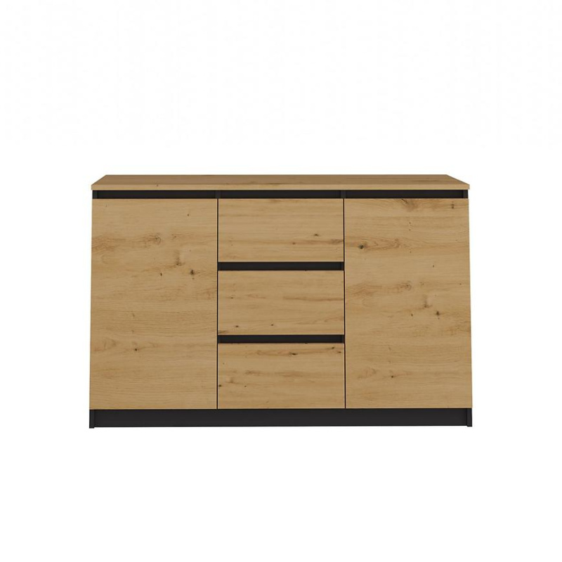 Komoda 2D3S antracit/artisan