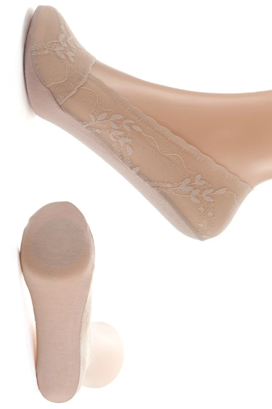 DÁMSKÉ BALERÍNY SE SILIKONEM ST-57 EKRI 36-41