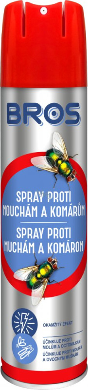BROS spray 400ml proti mouchám a komárů