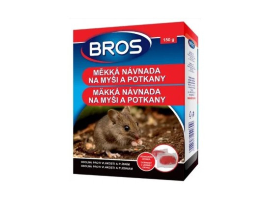 Bros měkká nástraha 150g myši potkani