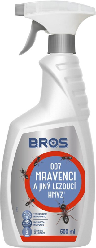 Bros 007 přípravek proti mravencům 500ml rozprašovač