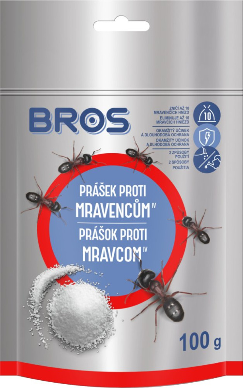 Insekticid Bros prášek proti mravencům 100 g