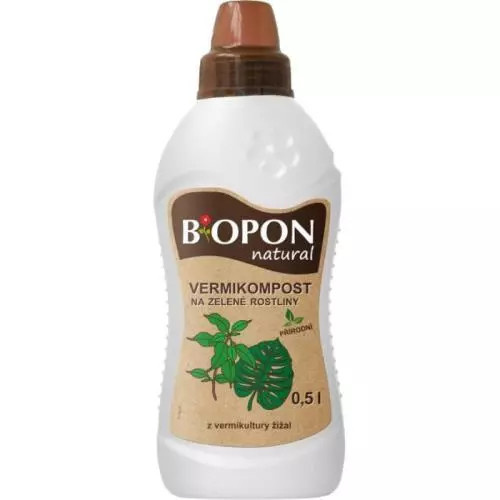 Biopon Vermikompost na zelené rostliny 500 ml