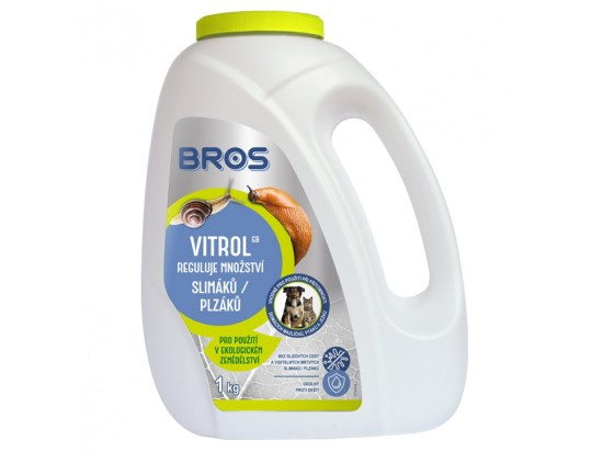 BROS Vitrol 1kg GB proti slimákům