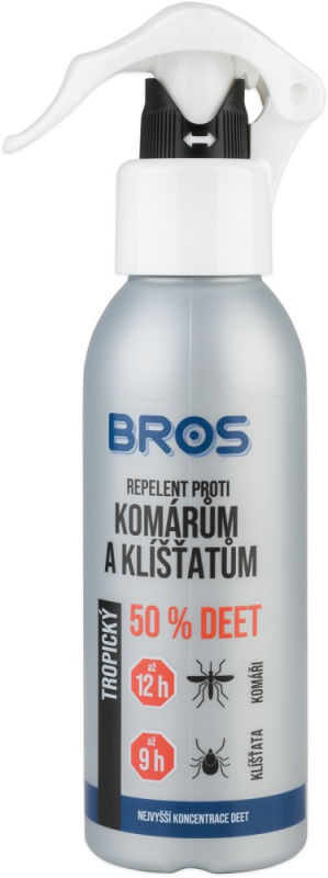 Bros - repelent proti komárům a klíšťatům 50% DEET 130 ml