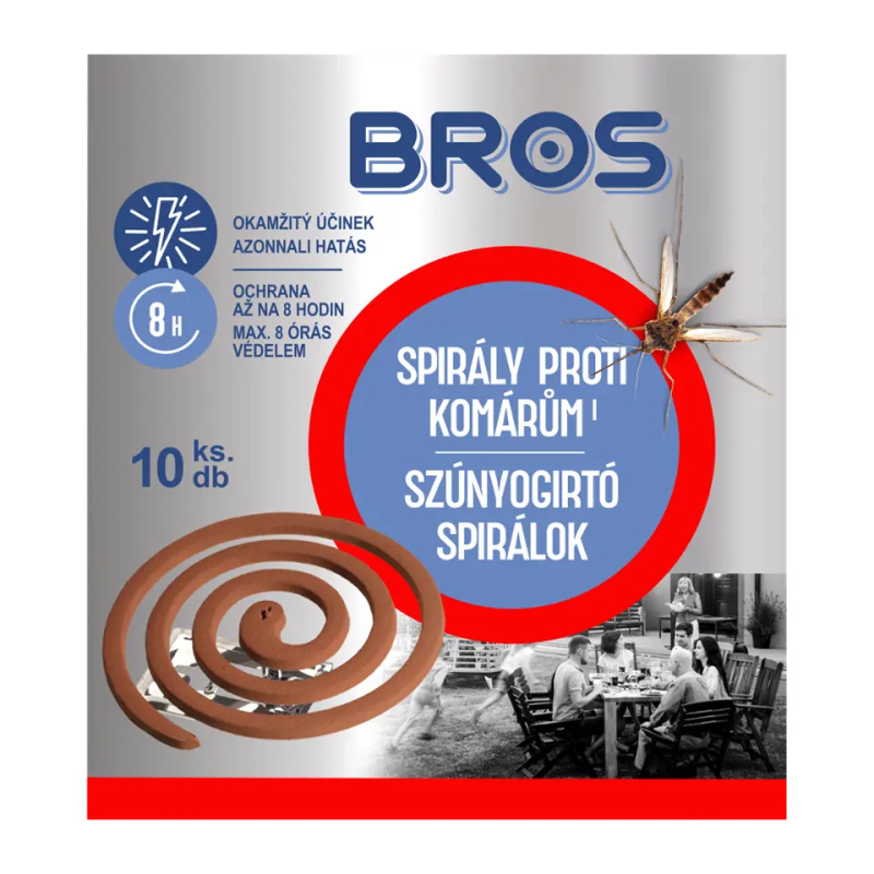 Bros Spirály proti komárům 10 ks