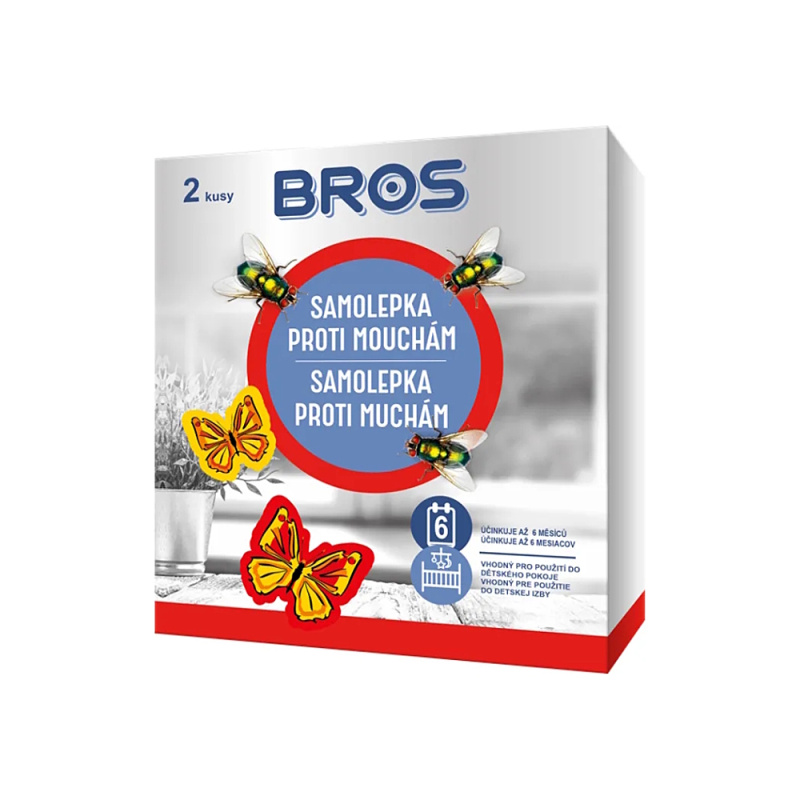 BROS Samolepka proti mouchám 2 ks