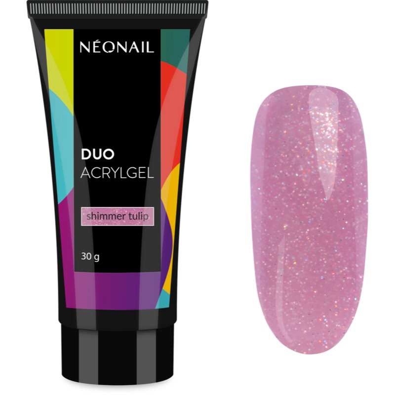 NEONAIL Duo Acrylgel Shimmer Tulip gel pro modeláž nehtů 30 g