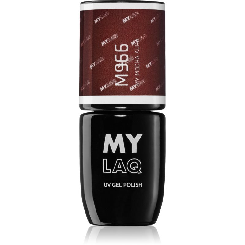 MYLAQ My Aura gelový lak na nehty odstín My Mocha Aura 5 ml